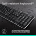 Logitech K270 Full Size Wireless Keyboard for Windows - Black