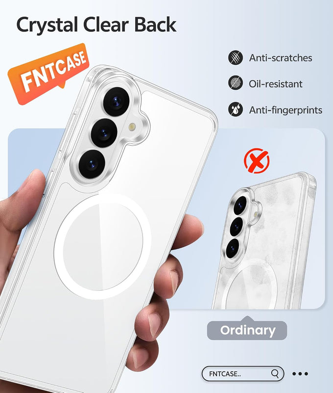 FNTCASE for Samsung Galaxy S26 Case, Fit for Magsafe, with Screen Protector