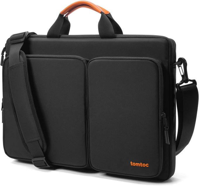 tomtoc Laptop Shoulder Bag for 2026 14 Inch MacBook Pro M5/M4/M3/M2/M1 Pro/Max 2026-2021, 13.5-14.4 Surface Laptop 7/6/Studio 2, Surface Book 3, 360 Protective Case Fit Asus VivoBook