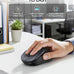 Trueque Wireless Mouse for Laptop, Ergonomic 6-Button Mouse, Space Gray