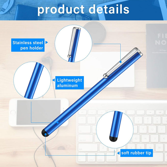 Outus 130 Pcs Stylus Pens Bulk Compatible for Most Device Touchscreens