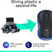 Logitech M185 Compact Ambidextrous Wireless Mouse with Rubber Grips - Blue