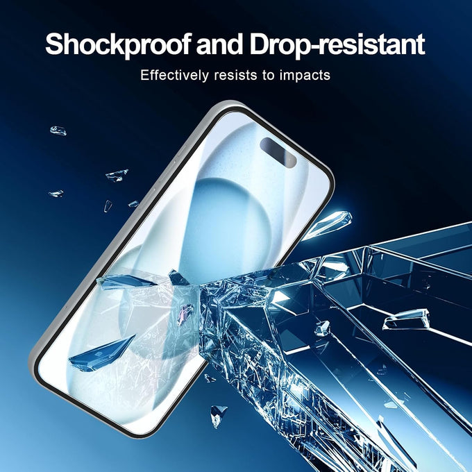 NEW'C for iPhone 16, iPhone 15 Screen Protector Installation Tool Included