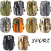 Belt Pouch, Tactical Molle Phone Pouch EDC Utility Pouches Waist Bag Packs, Small Cell Phone Holster Gear Tool Gadget Pocket for Men Running