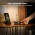 Fosi Audio Music Visualizer, Sound Pickup Spectrum Analyzer, Vintage Tube RGB Ambient Light, Microphone Voice Picking Volume Display Meter for Home Stereo System Desktop, with Sensitivity Adjustment