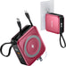 10000mAh Portable Charger Power Bank Built in Cables&Wall Plug