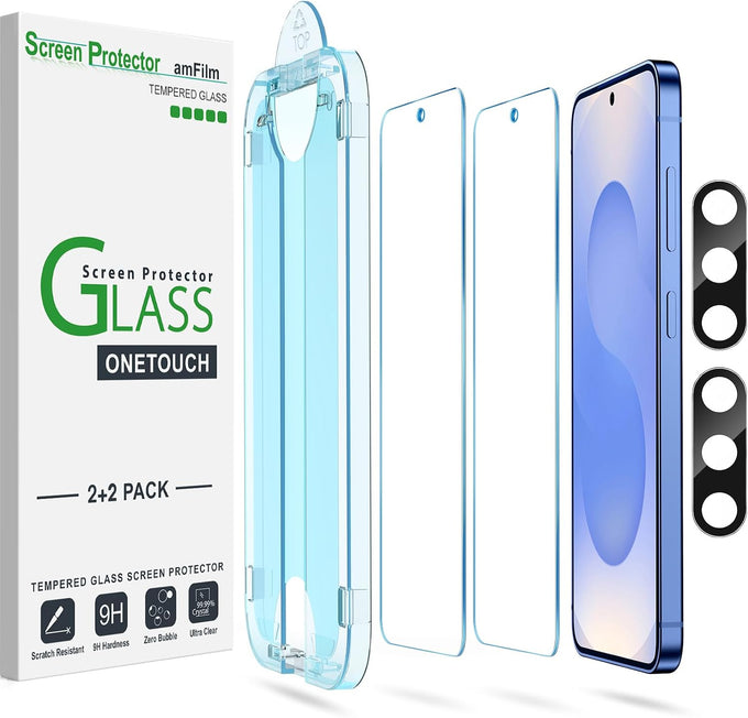 amFilm OneTouch for Samsung Galaxy S23+ Plus Screen Protector TemperedGlass