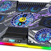 ChillCore Laptop Cooling Pad, RGB Lights Laptop Cooler 9 Fans for 15.6-19.3 Inch Laptops, Gaming Laptop Fan Cooling Pad with 8 Height Stands, 2 USB Ports - A21 Blue