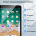 Qularlans Screen Protector for iPad 9.7 (6th/5th Gen), iPad Air 1/2, iPad Pro 9.7, 2-Pack Tempered Glass, 9H Hardness, Anti-Fingerprint, Apple Pencil & Case Friendly