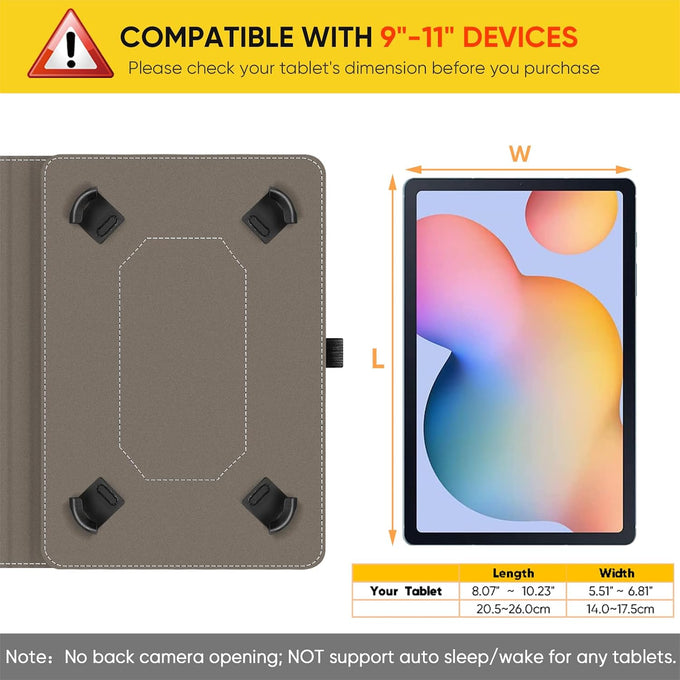 Fintie Universal Case for 9-11 inch Tablet - Multiple Angle Viewing Cover