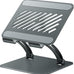 tounee Tablet Holder Stand, Dual Rod Adjustable Aluminum Desktop Stand, Compatible with 4.7-16.9" iPads, Surface Tablets, Portable Monitors, Kindle & More (Gray)