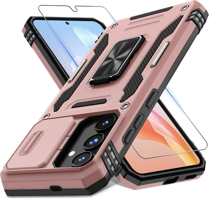DEERLAMN for Samsung Galaxy S26 Ultra Case with Screen Protector, Black