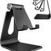 CreaDream Aluminum Cell Phone Stand, Adjustable Phone Holder for Desk