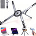 Laptop Cooling Stand with Dual RGB Fans, 7-Level Adjustable Height, Aluminum Ergonomic Laptop Cooler for 11-17'' Notebook (Gray)