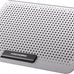 ICE COOREL Aluminum Laptop Cooling Pad, Laptop Cooler Stand with 7 Height Adjustable, Laptop Fan Cooling Pad for Laptop 12-15.6 Inch, Notebook Cooler Pad with Two USB Port (Silver)