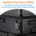Forge TSA Approved Luggage Locks, Open Alert Cable Lock, Black, 2 Pack