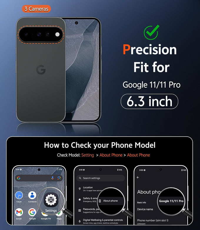 FNTCASE for Google Pixel 11-Pro Case: Pixel 11 Case Compatible with Magsafe