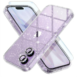 Choiche for iPhone 17 Case Clear Women Girly (Glitter Clear)