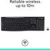 Logitech K270 Full Size Wireless Keyboard for Windows - Black