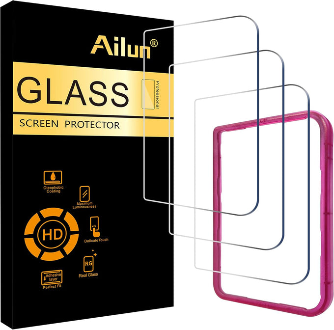 Ailun 3 Pack Screen Protector for iPhone 16 / iPhone 15 / iPhone 15 Pro