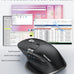 TECKNET Wireless Mouse, Side Scroll Bluetooth Rechargeable, 3-Device