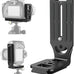 (Real Single One) DSLR Camera L Bracket Quick Release Plate Vertical Horizontal Switching Tripod Compatible with Canon Nikon Sony DJI Ronin Zhiyun Stabilizer Tripod Monopod Can't fit Manfrotto