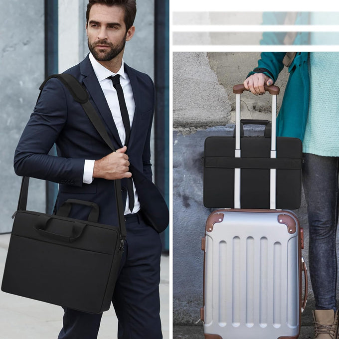 TECOOL Laptop Bag 17 17.3 Inch, Waterproof Laptop Case Sleeve Messenger Bag