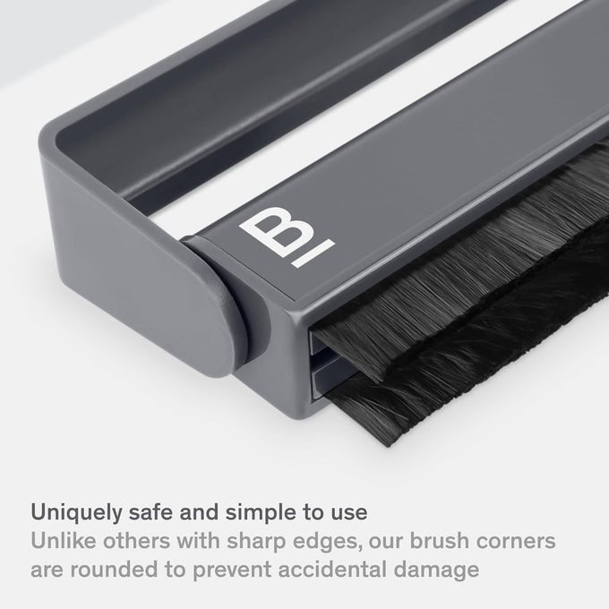 Boundless Audio Record Cleaner Brush - Carbon Fiber Anti-Static Vinyl Brush