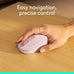 Logitech M196 Compact Ambidextrous Bluetooth Wireless Mouse - Rose