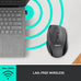 Logitech M705 Marathon Full Size 2.4 GHz Wireless Mouse - Black