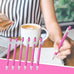 100 Pcs Ballpoint Pen with Stylus 2 in 1 Ballpoint Pen for Touch Screens, 2 in 1 Thank You Pen Gift for Colleagues, Coworker, Office (Rose Pink)