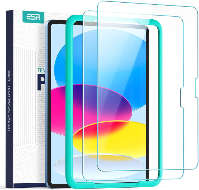 ESR 2 Pack Screen Protector for iPad A16 11th/10th Gen 11/10.9 Inch, 9H