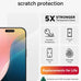 ZAGG Glass Elite Screen Protector for iPhone 16 Pro
