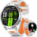 1.85" Big Screen Military Smart Watch for Men with Flashlight, 930mAh Large Battery, IP68 Waterproof, Bluetooth Calling, 114 Sports Modes, Heart Rate/Sleep Monitor for iPhone & Android