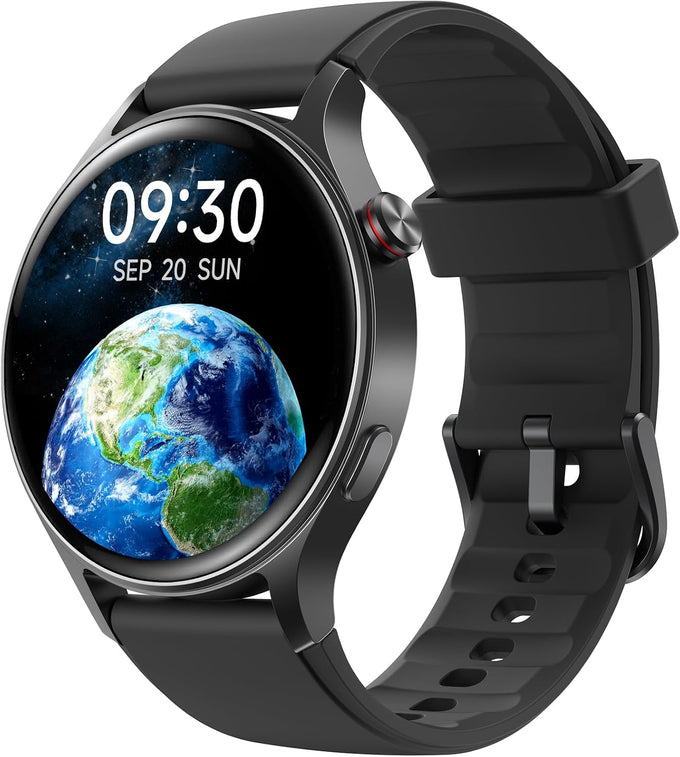 Fitpolo Smart Watch for Women,1.3" AMOLED Touchscreen Fitness Tracker, Make/Answer Calls, Heart Rate SpO2 Monitor, 3ATM Waterproof, Sleep & Activity Tracking Smartwatch for Android Phones iPhone