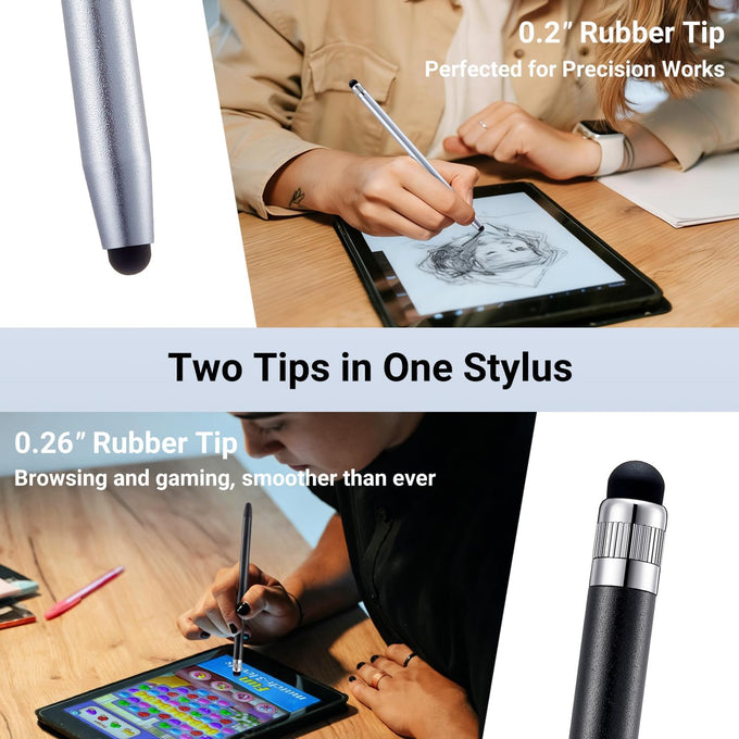 LINFANC 12Pcs Stylus Pen for Touchscreen Stylus Pen for iPad iPhone Android