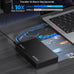 ORICO USB 3.0 External Hard Drive Enclosure for 3.5/2.5 Inch SATA Hard Drives/SSD Up to 20 TB, 3.5'' Tool-Free HDD Enclosure with 12V/2A Power Supply and UASP Acceleration (3588US3)
