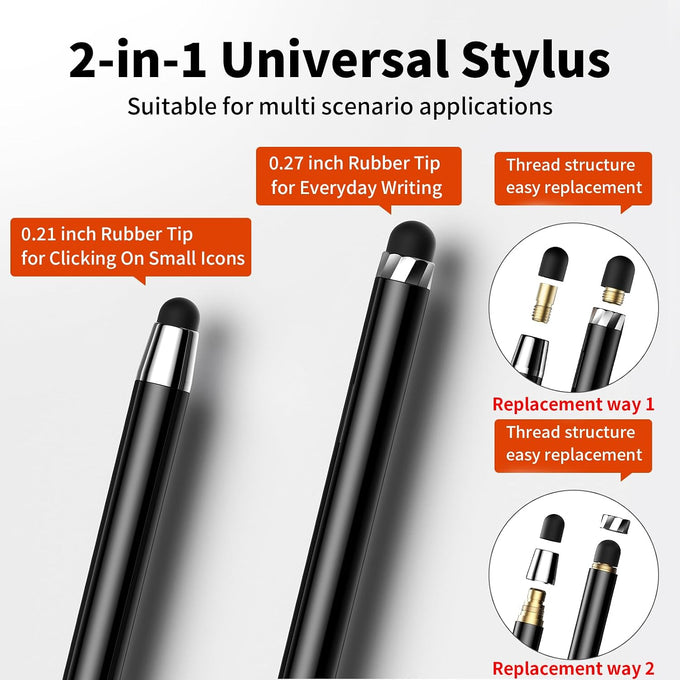 DAXINGXING Stylus (10 PCS), Universal Stylus Pen for iPad Touchscreen