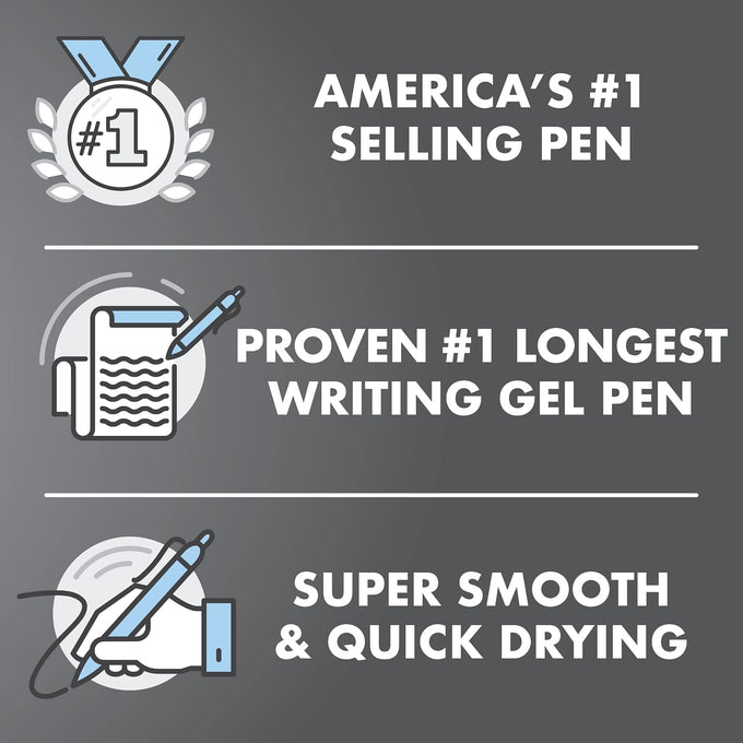 PILOT G2 Premium Rolling Ball Gel Pens, Fine Point 0.7mm, Gray Ink, 1-Pack
