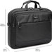 Amazon Basics 15.6 in Laptop Bag with Shoulder Strap and Handle, Large Capacity, Spacious Compartments, Black