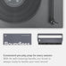Boundless Audio Record Cleaner Brush - Carbon Fiber Anti-Static Vinyl Brush