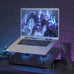 KeiBn Laptop Cooling Pad, Gaming Laptop Cooler 2 Fans for 10-15.6 Inch Laptops, 5 Height Stands, 2 USB Ports (S039)