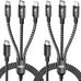 100W USB-C Multi Charging Cable with E-Mark Chip, USB C Cable Fast Charging