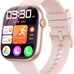 Smart Watch for Women Men, Fitness and Sleep Trackers with 1.83" HD Touchscreen, Bluetooth Calling Smartwatch for Android/iOS, IP67 Waterproof Multi-Sport Modes Pedometer, Jet Black