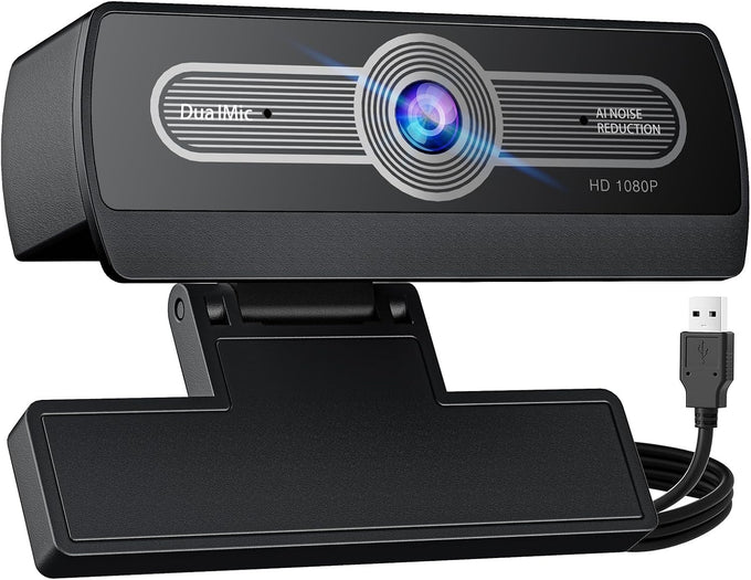 1080P HD Webcam with Microphone, Streaming Computer Camera for Laptop PC