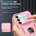 LeYi for Galaxy A17/A16-5G Phone Case: Galaxy A17 5G Case with [2 Packs] Galaxy A16 Screen Protector & Magnetic Stand, Military-Grade Shockproof Funda para Galaxy A16/A17 4G 5G for Women Girl, Rink