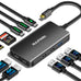 10 in 1 Laptop Docking Station Dual Monitor for Laptop, 4K USB C Hub Dock