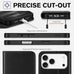 TUCCH Wallet Case for iPhone 18 Pro Max & 17 Pro Max, 4 Card Holders, Black
