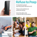 PEHAEL for iPhone 16 Pro Max Privacy Screen Protector+Camera Lens Protector