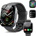 Smart Watch with Alexa Built-in, 1.83" HD Bluetooth Calling Fitness Tracker